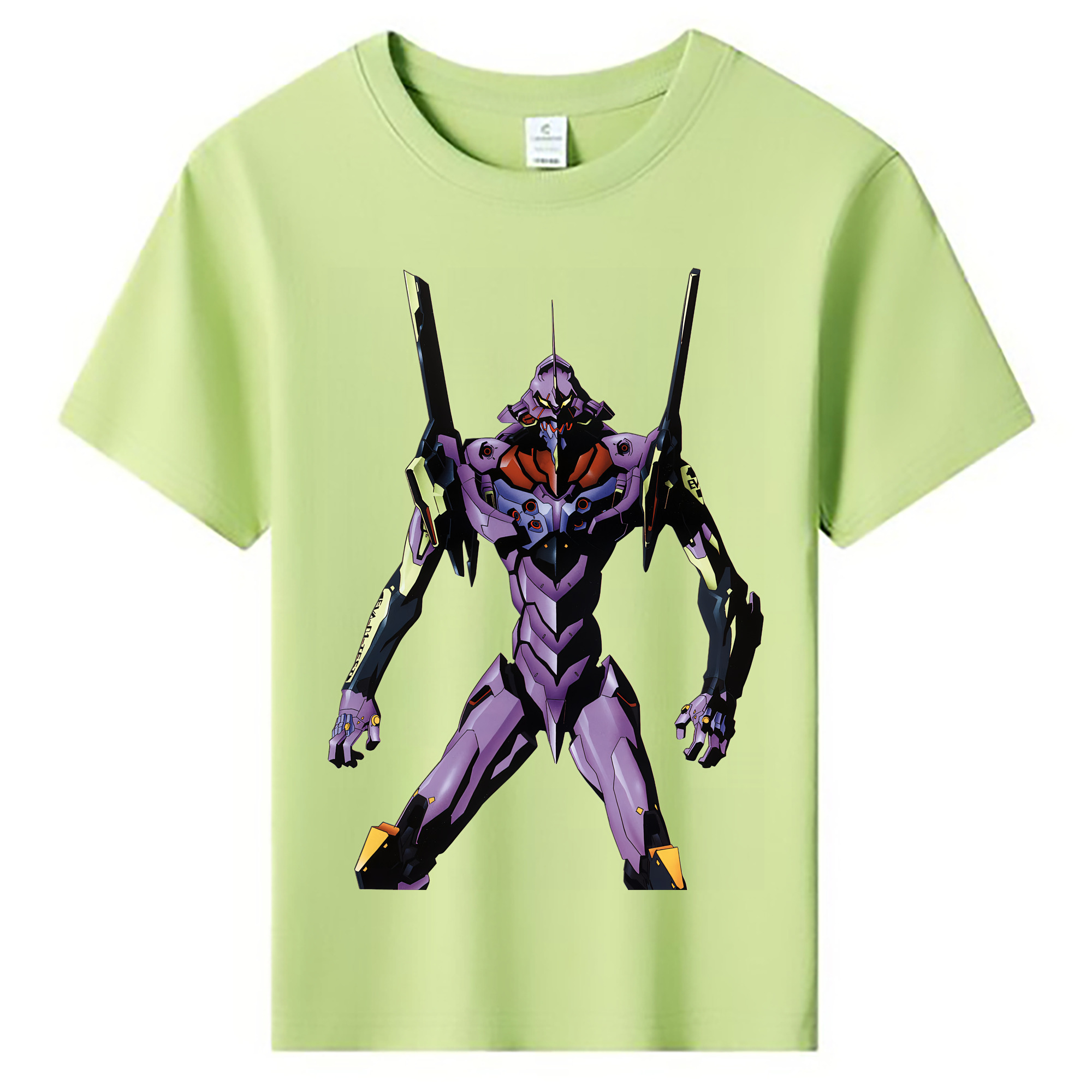 （画像用） EVA 新世紀エヴァンゲリオン 綿100％キッズTシャツ（フロントプリント）